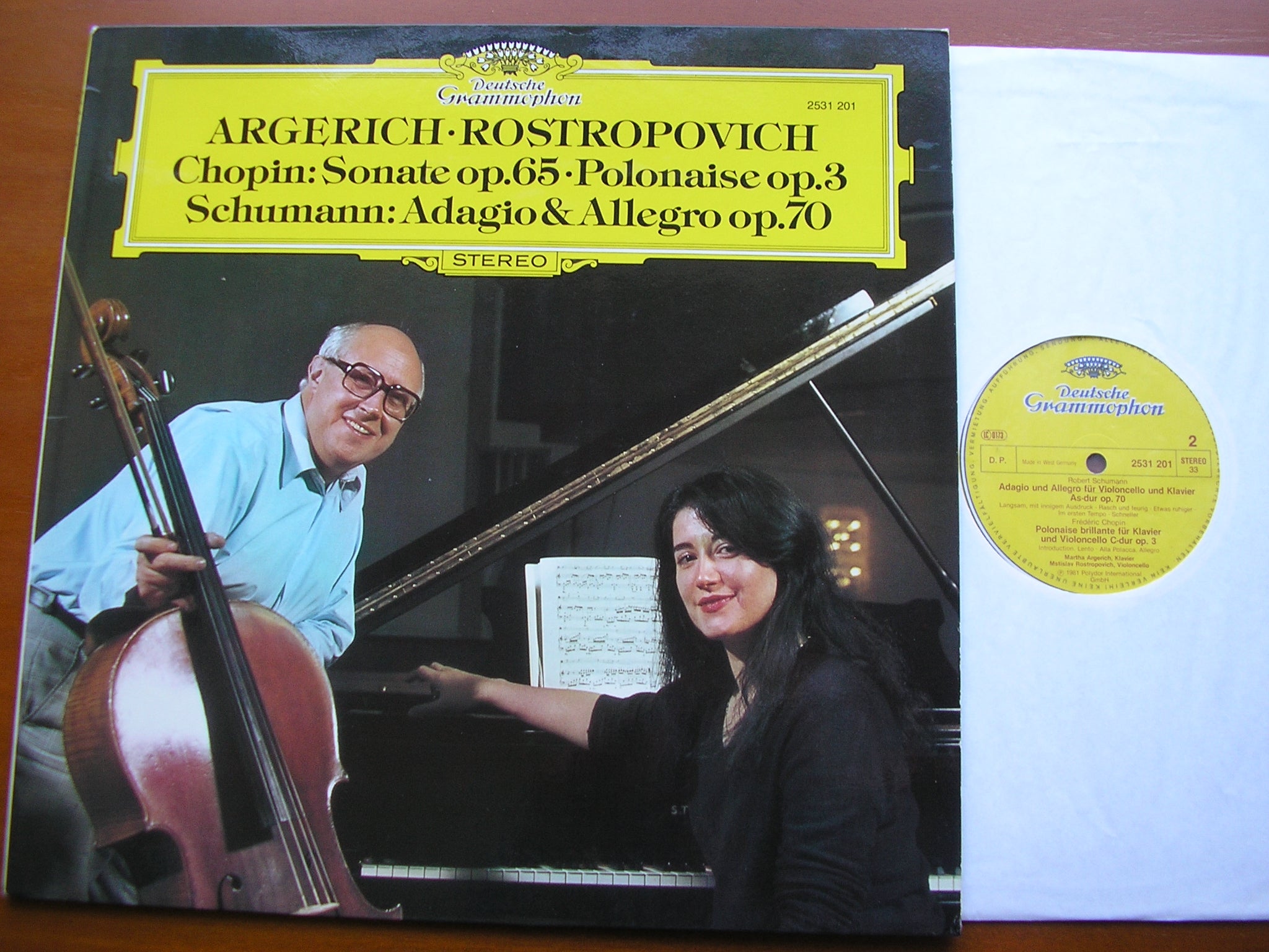 CHOPIN: SONATA Op. 65 / POLONAISE Op. 3 / SCHUMANN: ADAGIO & ALLEGRO O ...