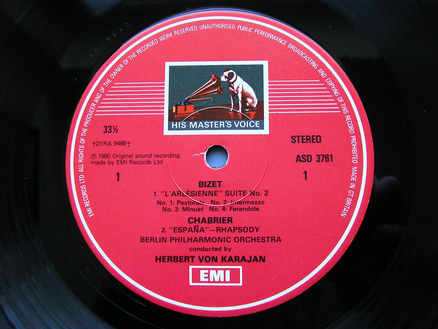 KARAJAN IN PARIS: GOUNOD / CHABRIER / BIZET / BERLIOZ KARAJAN / BERLIN PHILHARMONIC ASD 3761