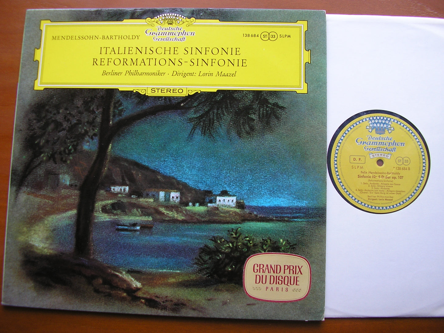 MENDELSSOHN: SYMPHONIES Nos. 4 'Italian' & 5 'Reformation' MAAZEL / BERLIN PHILHARMONIC 138 684