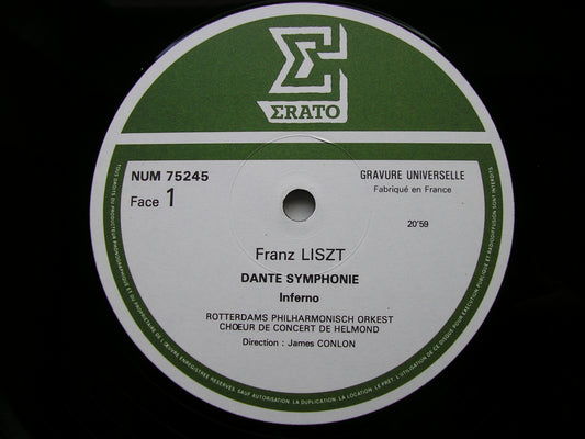 LISZT: DANTE SYMPHONY CONLON / ROTTERDAM PHILHARMONIC NUM 75245