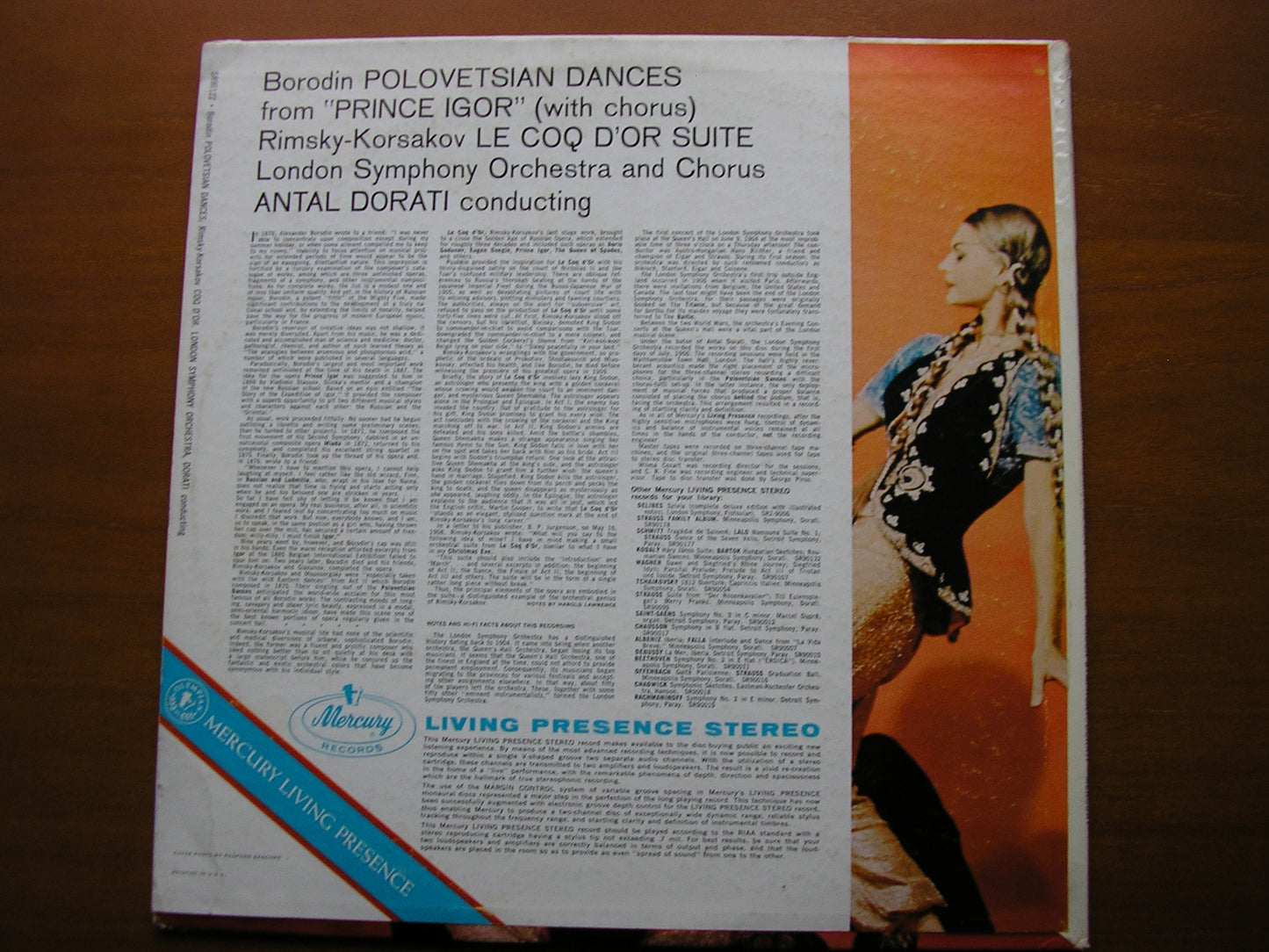 BORODIN: POLOVETSIAN DANCES / RIMSKY-KORSAKOV: LE COQ D'OR Suite DORATI / LONDON SYMPHONY SR 90122