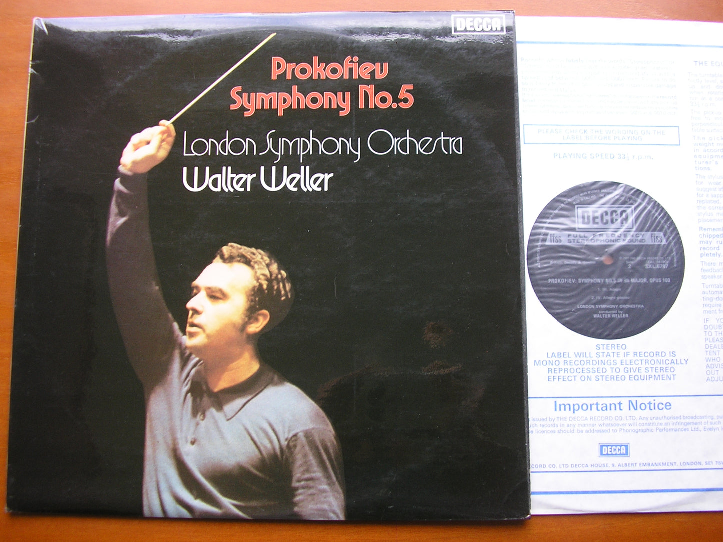PROKOFIEV: SYMPHONY No. 5 WELLER / LONDON SYMPHONY SXL 6787