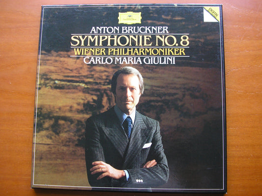 BRUCKNER: SYMPHONY No. 8      GIULINI / VIENNA PHILHARMONIC   2 LP     415 124