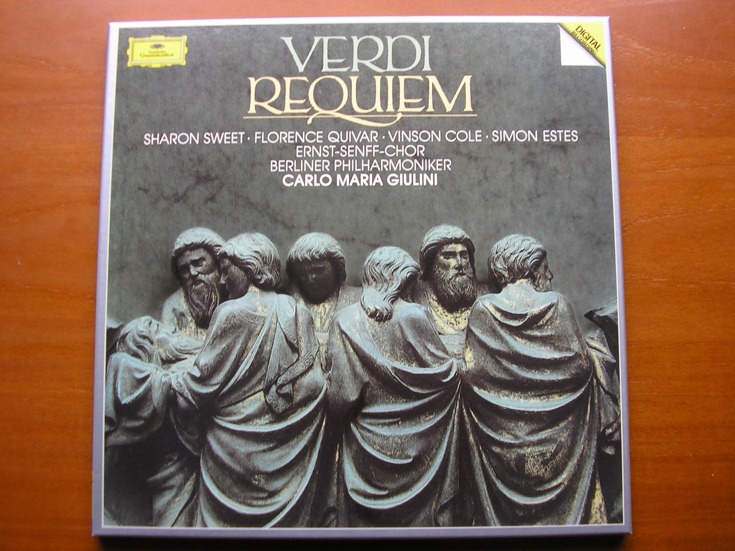 VERDI: REQUIEM SWEET / QUIVAR / COLE / ESTES / BERLIN PHILHARMONIC ORCHESTRA / GIULINI 2LP 423 674