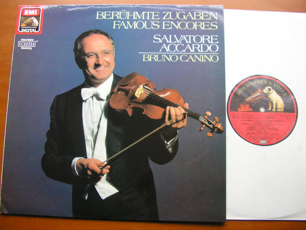 独LP Salvatore Accardo, Bruno Canino Famous Encores Ber?hmte Zugaben 067EL2701861 EMI /00260 Salvatore Accardo, Bruno Canino – Famous Encores Berühmte