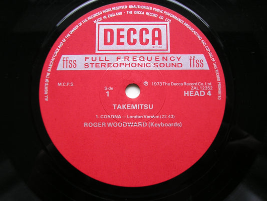 TAKEMITSU: CORONA / FOR AWAY / PIANO DISTANCE / UNDISTURBED REST ROGER WOODWARD HEAD 4