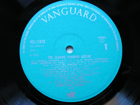 MUDURRA / SCARLATTI / SOR TARREGA / LLOBET / SANZ / GRANADOS / FALLA / ALBENIZ: MUSIC FOR GUITAR ALIRIO DIAZ VSL 11010