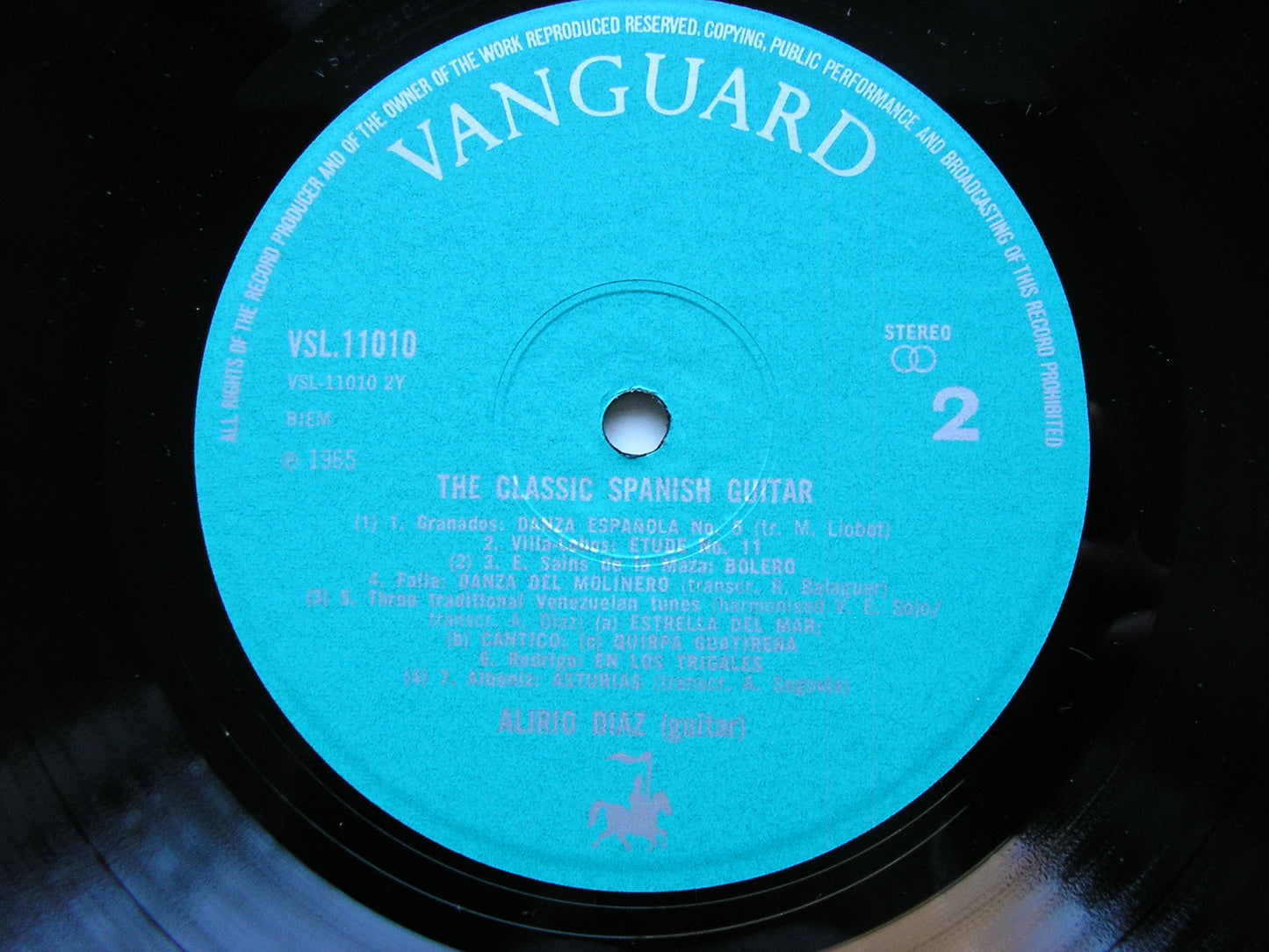 MUDURRA / SCARLATTI / SOR TARREGA / LLOBET / SANZ / GRANADOS / FALLA / ALBENIZ: MUSIC FOR GUITAR        ALIRIO DIAZ     VSL 11010