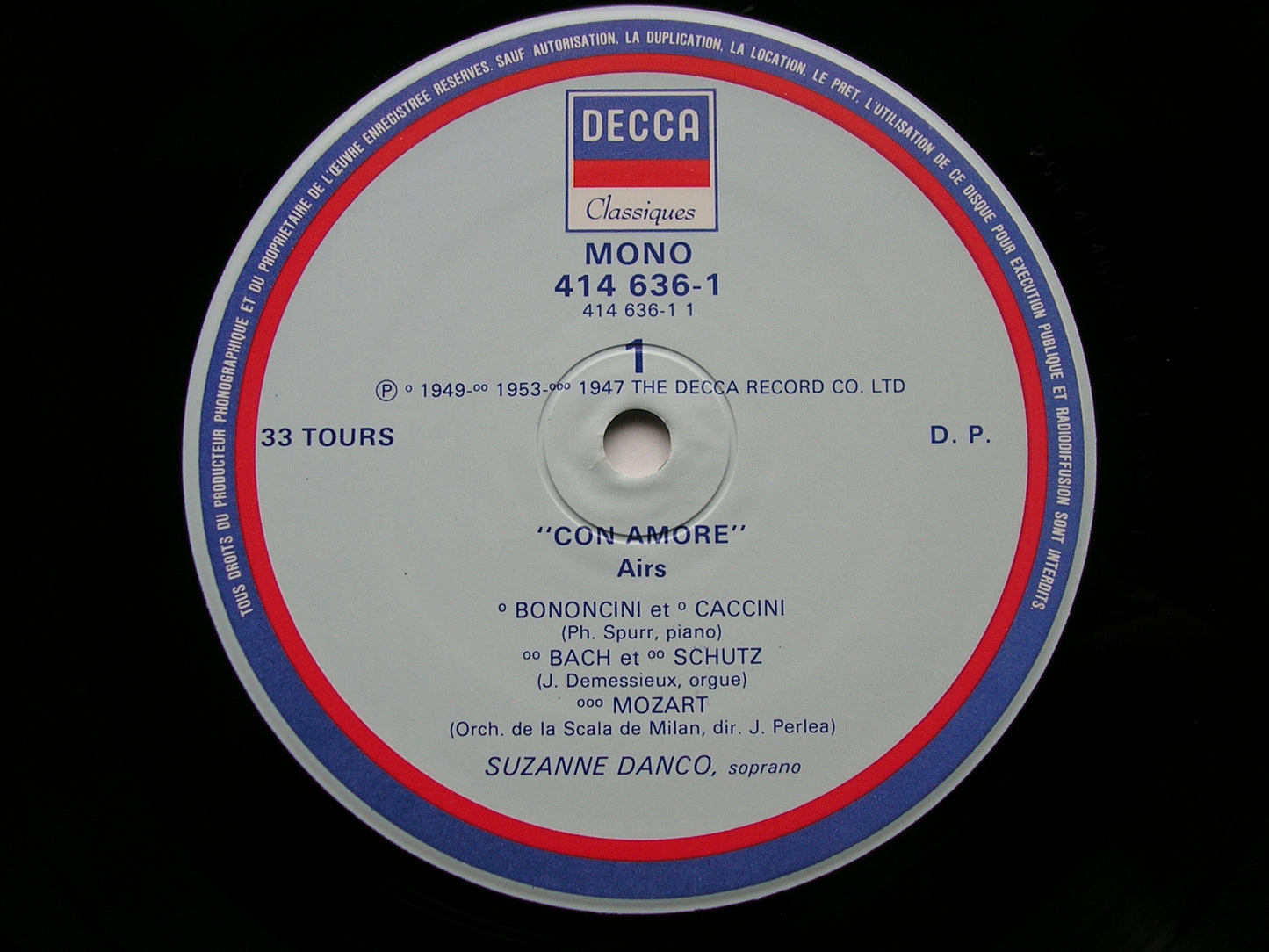 CON AMORE: SONGS / LIEDER / ARIAS      SUZANNE DANCO      414 635
