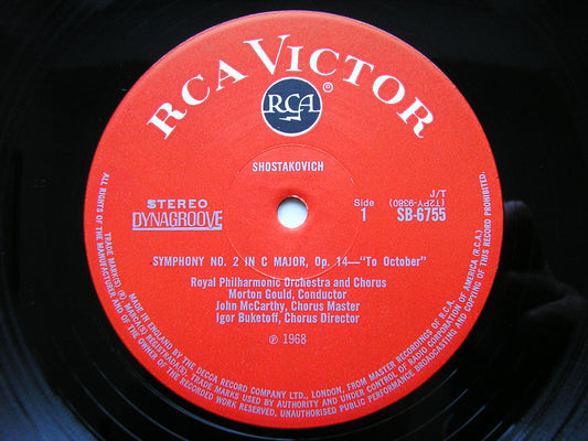 SHOSTAKOVICH: SYMPHONIES Nos. 2 & 3     GOULD / ROYAL PHILHARMONIC     SB 6755