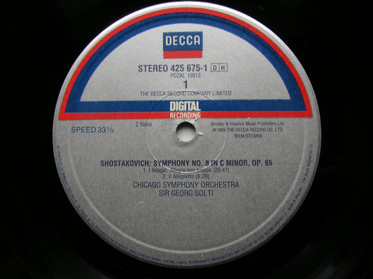 SHOSTAKOVICH: SYMPHONY No. 8      SOLTI / CHICAGO SYMPHONY ORCHESTRA    425 675