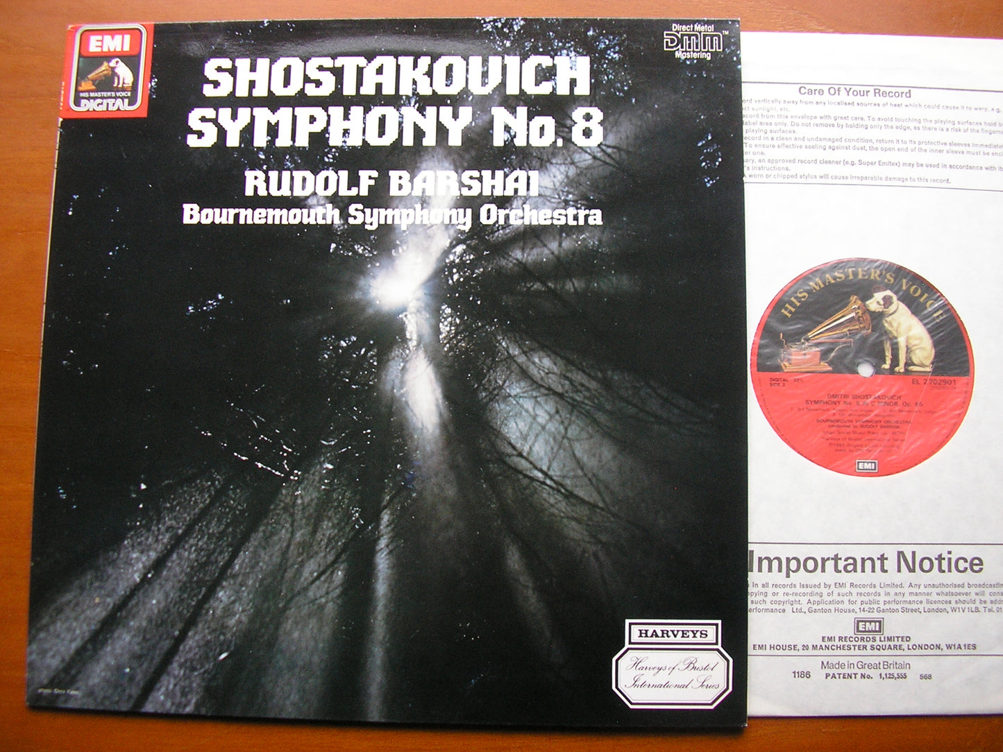 SHOSTAKOVICH: SYMPHONY No. 8 BARSHAI / BOURNEMOUTH SYMPHONY ORCHESTRA 27 0290