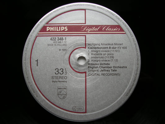 MOZART: PIANO CONCERTOS Nos. 18 & 19     UCHIDA / ENGLISH CHAMBER ORCHESTRA / JEFFREY TATE     422 348