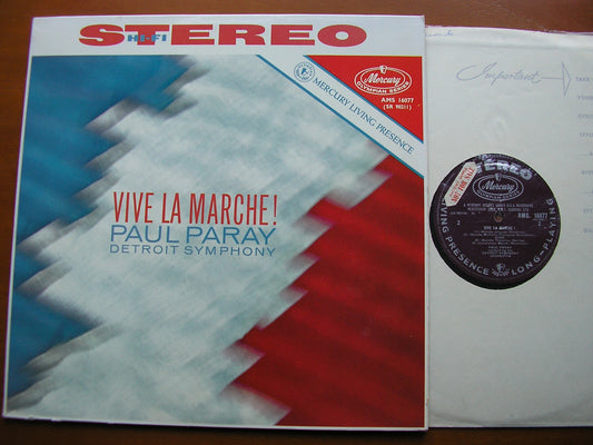 VIVE LA MARCHE!     BERLIOZ / MEYERBEER / SAINT-SAENS / CHABRIER / GOUNOD      PARAY / DETROIT SYMPHONY    AMS 16077