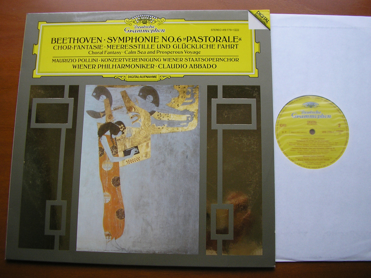 BEETHOVEN: SYMPHONY No. 6 'Pastorale' / CHORAL FANTASIA Op.80 POLLINI / VIENNA PHILHARMONIC / ABBADO 419 779