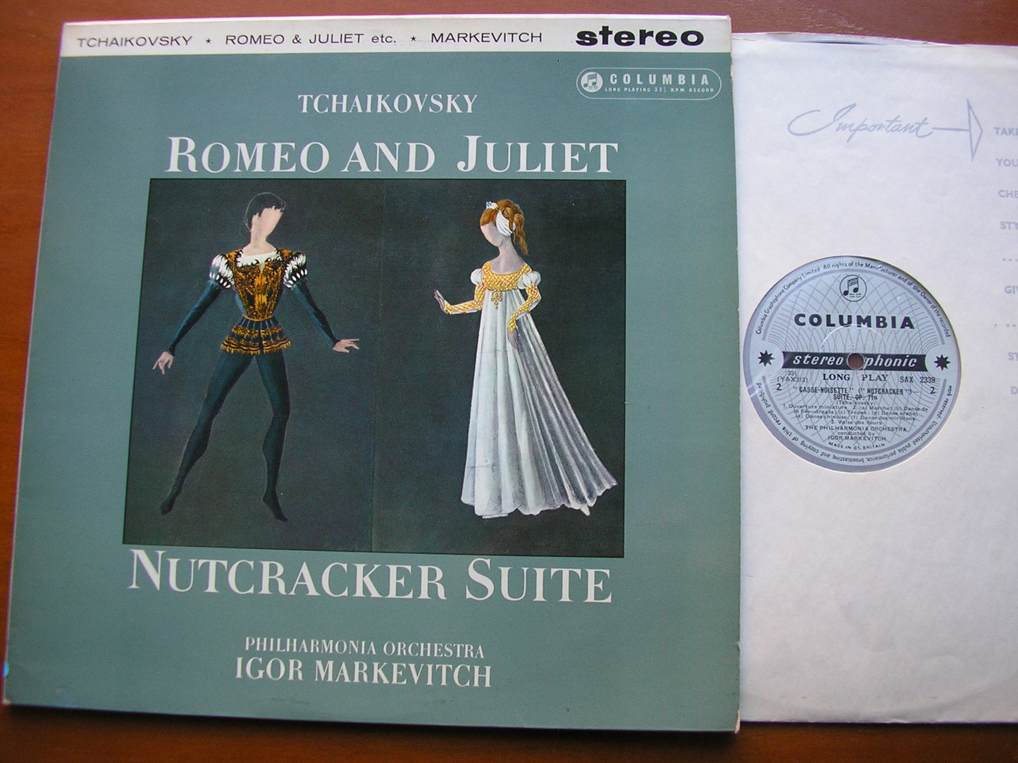 SAX 2339 TCHAIKOVSKY: ROMEO & JULIET / NUTCRACKER SUITE MARKEVITCH / PHILHARMONIA