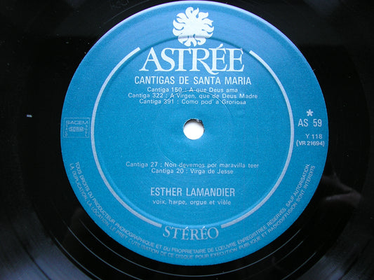 CANTIGAS DE SANTA MARIA      ESTHER LAMANDIER      AS 59