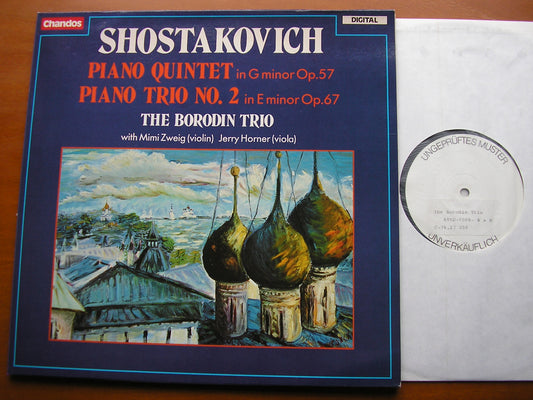 SHOSTAKOVICH: PIANO QUINTET / PIANO TRIO No. 2      THE BORODIN TRIO / ZWEIG / HORNER       ABRD 1088