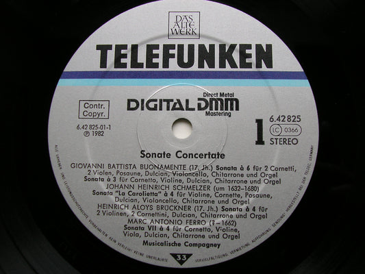SONATE CONCERTATE: LEGRENZI / FUX / FERRO / VALENTINI / BUONAMENTE / SCHMELZER       MUSIKALISCHE COMPAGNEY    6.42825