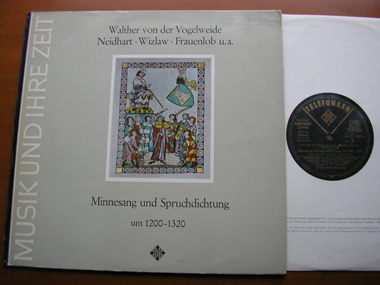 MINNESANG & SPRUCHDICHTUNG 1200-1320     STUDIO OF EARLY MUSIC / BINKLEY     SAWT 9487