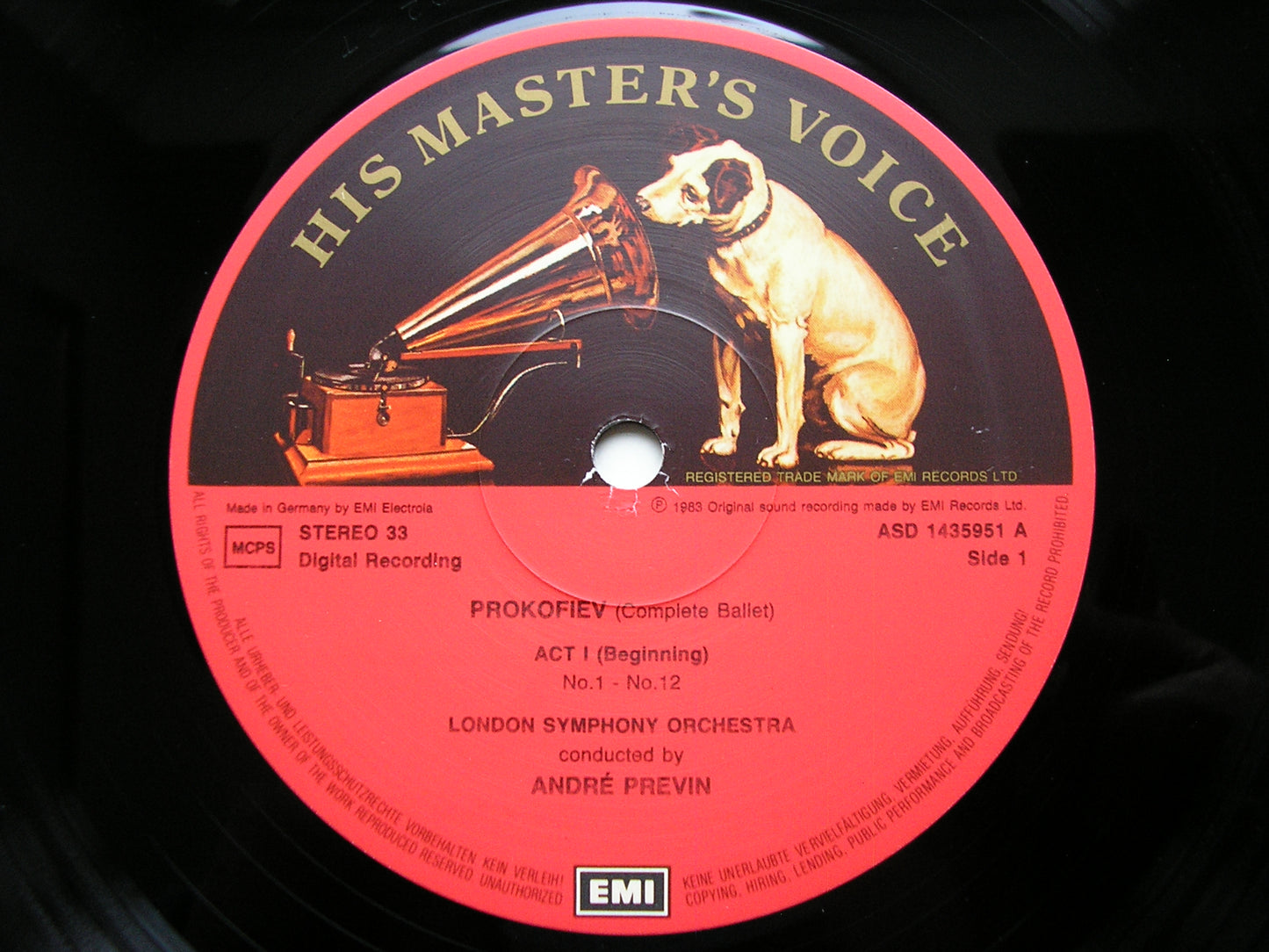 PROKOFIEV: CINDERELLA       LONDON SYMPHONY / ANDRE PREVIN    2LP     ASD 1435953