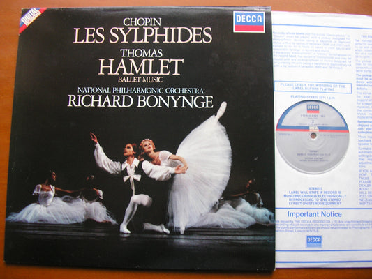 CHOPIN: LES SYLPHIDES / THOMAS: HAMLET      NATIONAL PHILHARMONIC ORCHESTRA / BONYNGE     SXDL 7583