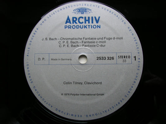 FANTASIEN: BACH JS / BACH CPE / BACH WF / MOZART  -    FANTASIES FOR HARPSICHORD       COLIN TILNEY    2533 326