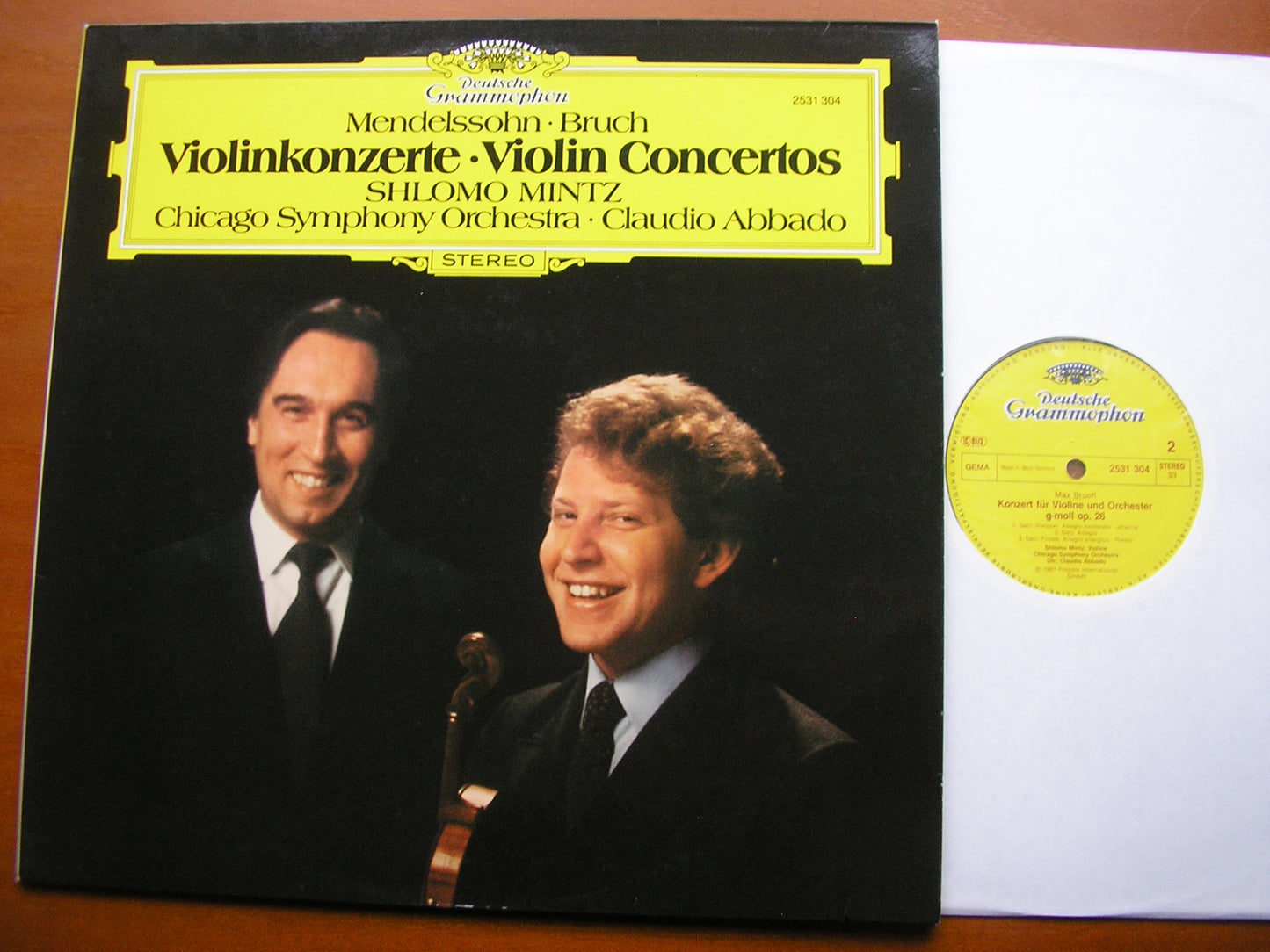 MENDELSSOHN & BRUCH: VIOLIN CONCERTOS MINTZ / CHICAGO SYMPHONY / ABBADO 2531 304