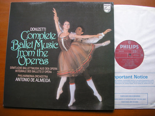 DONIZETTI: BALLET MUSIC FROM THE OPERAS      DE ALMEIDA / PHILHARMONIA     9500 673