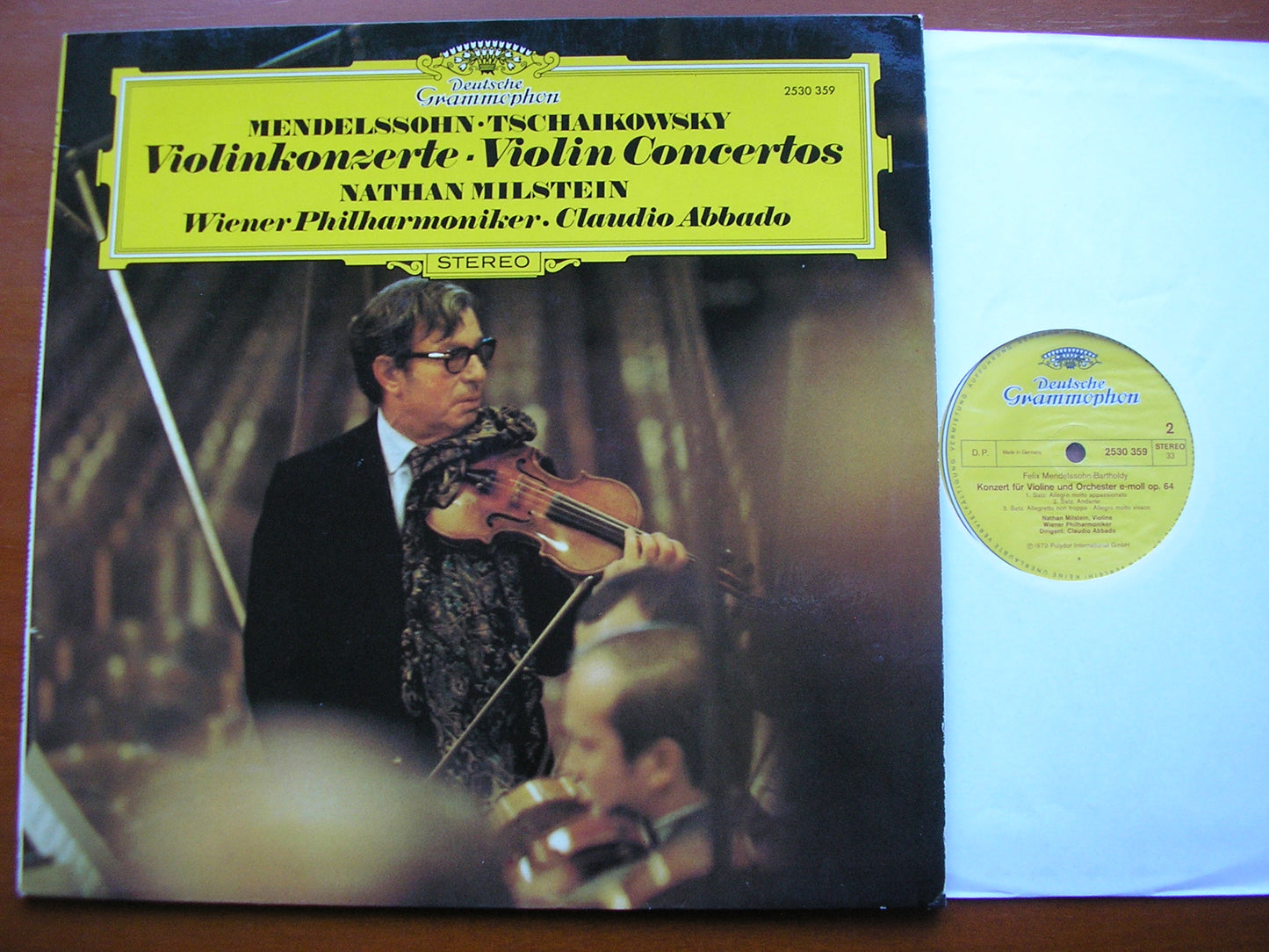 MENDELSSOHN & TCHAIKOVSKY: VIOLIN CONCERTOS MILSTEIN / VIENNA PHILHARMONIC / ABBADO 2530 359