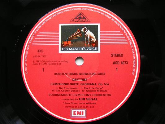 BRITTEN: GLORIANA / THE PRINCE OF THE PAGODAS     SEGAL / BOURNEMOUTH SYMPHONY     ASD 4073