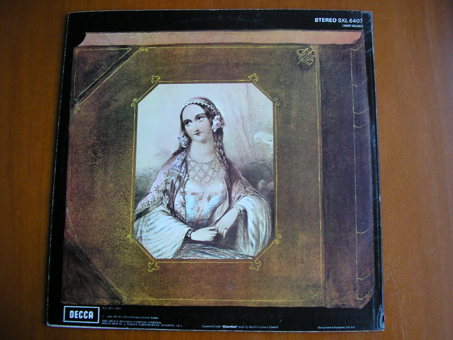 SXL 6407 BURGMULLER: LA PERI complete ballet BONYNGE / LONDON SYMPHONY ED3
