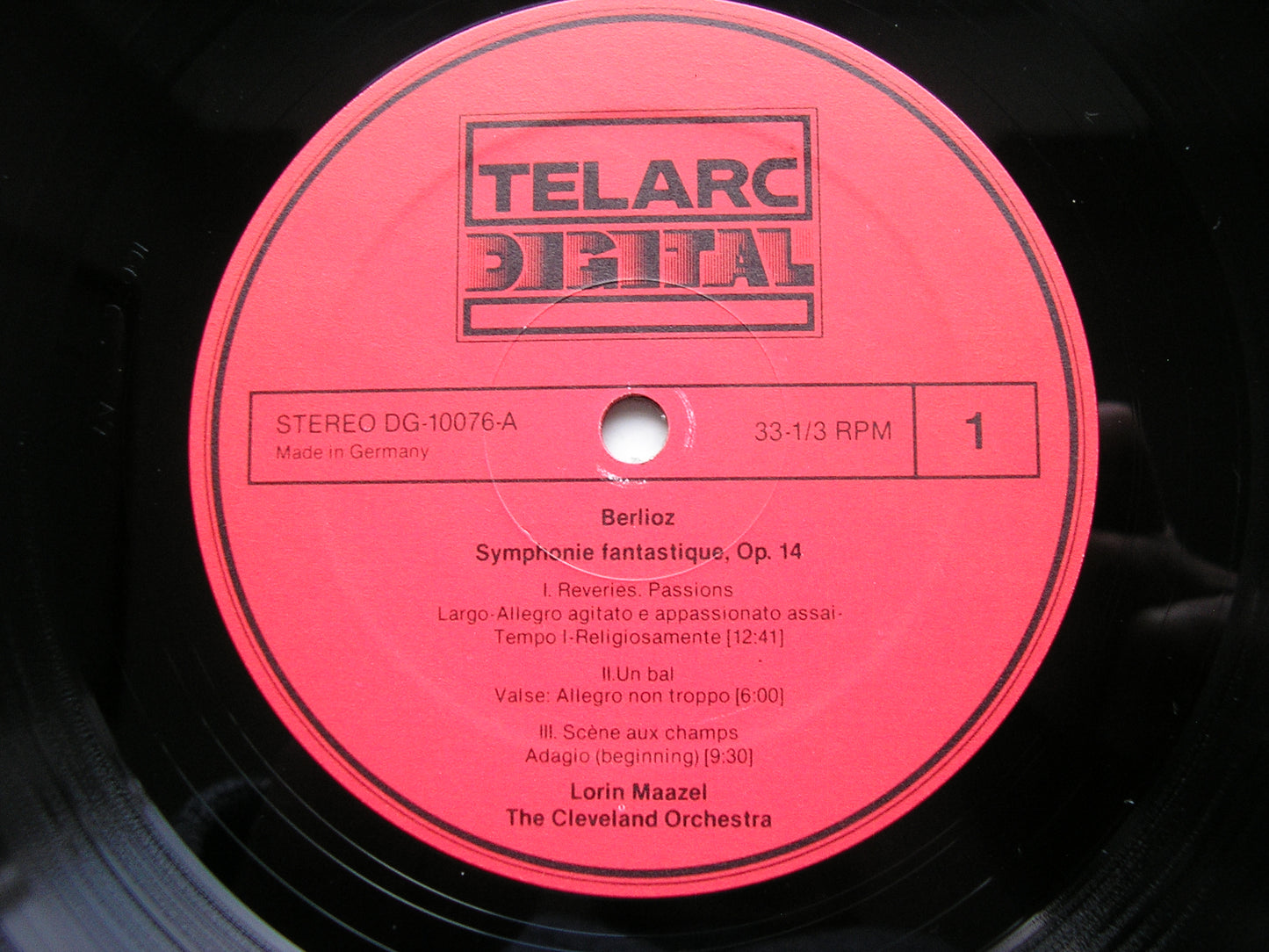 BERLIOZ: SYMPHONIE FANTASTIQUE LORIN MAAZEL / CLEVELAND ORCHESTRA DG-10076