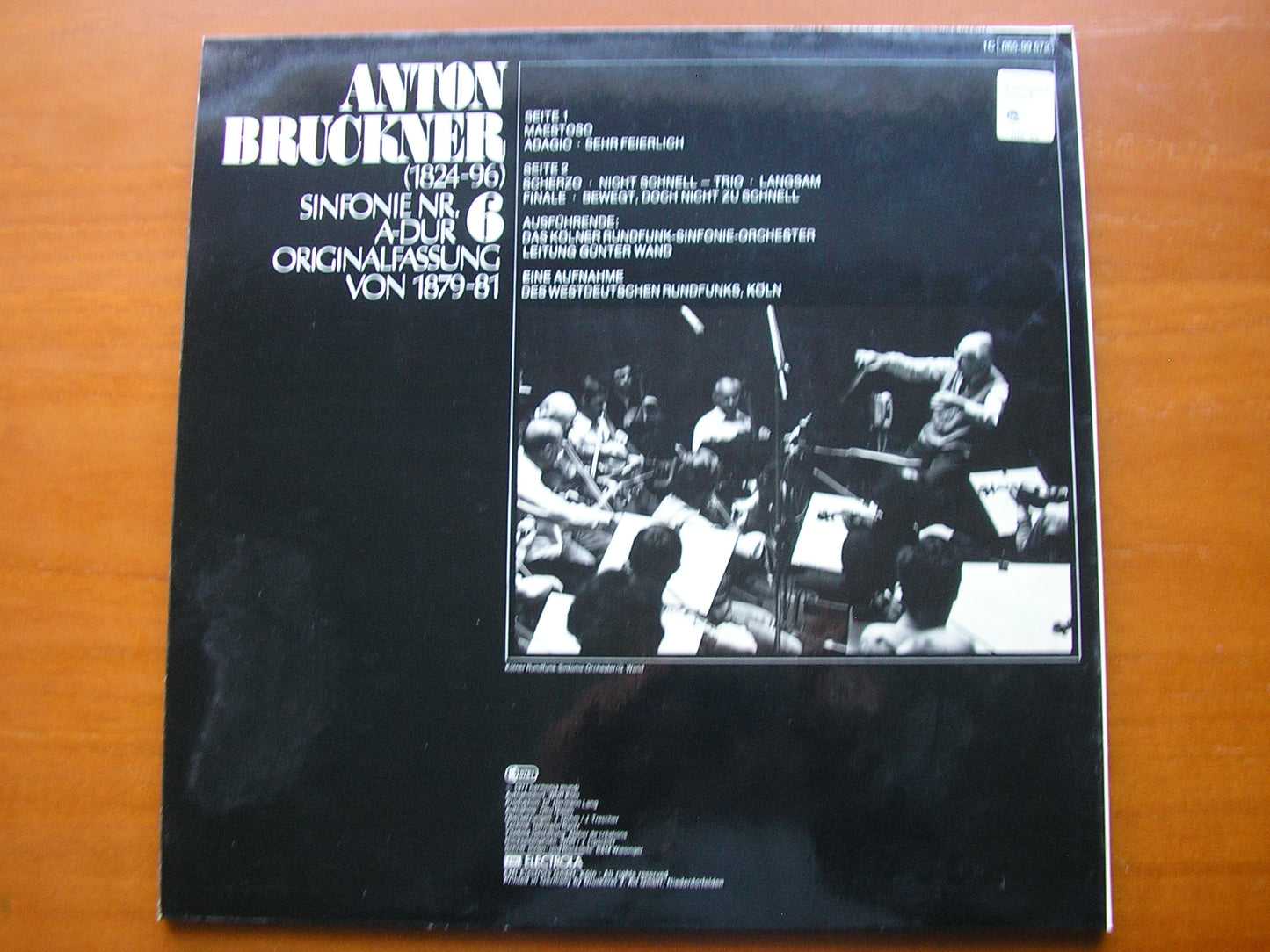 BRUCKNER: SYMPHONY No. 6 WAND / COLOGNE RADIO SYMPHONY 065 99672