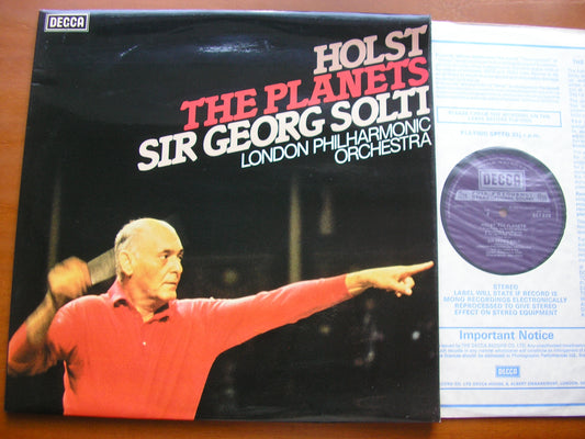 HOLST: THE PLANETS     SOLTI / LONDON PHILHARMONIC     SET 628
