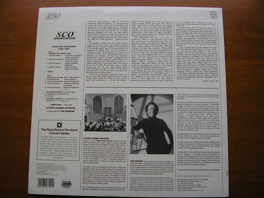 TCHAIKOVSKY: SERENADE FOR STRINGS / SUITE No. 4 'Mozartiana' / ELEGY SEREBRIER / SCOTTISH CHAMBER ORCHESTRA DCA 719