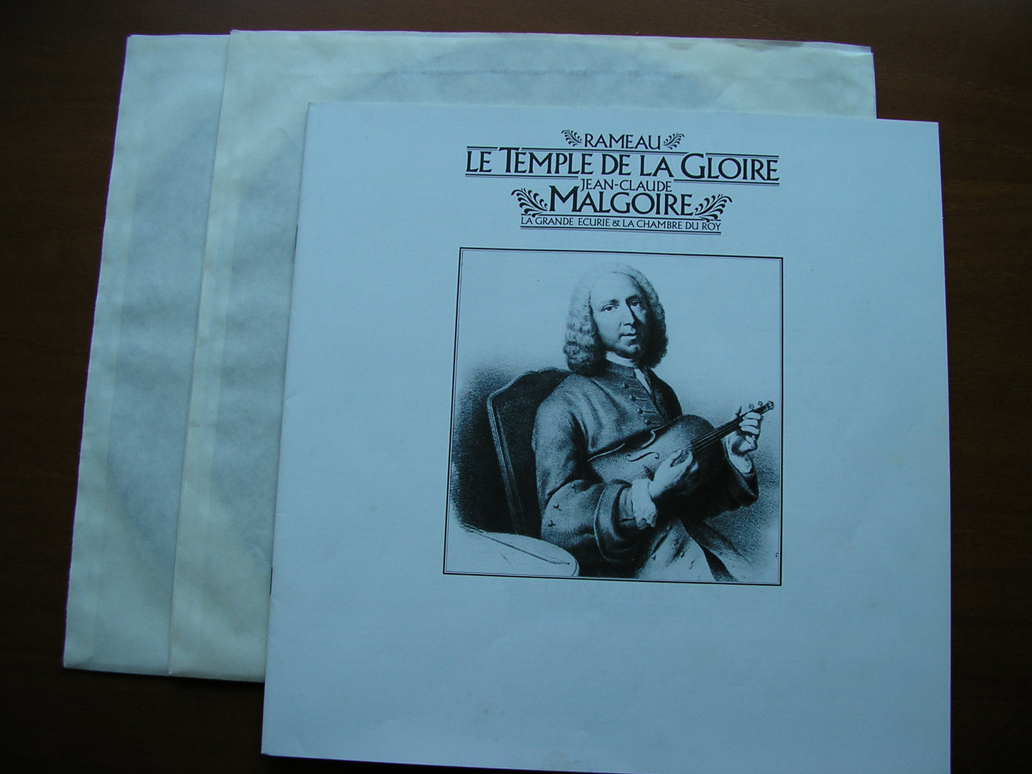 RAMEAU: LE TEMPLE DE LA GLOIRE (1745) SOLOISTS / LA GRANDE ECURIE ET LA CHAMBRE DU ROY / MALGOIRE 2LP D2 37858