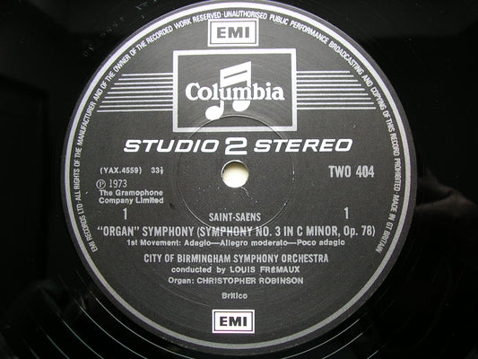 SAINT-SAENS: SYMPHONY No. 3 FREMAUX / CITY OF BIRMINGHAM SYMPHONY TWO 404