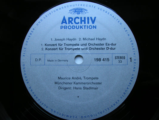 TRUMPET CONCERTOS: RICHTER / M. HAYDN / J. HAYDN & MOLTER: CLARINET CONCERTO ANDRE / MUNICH CHAMBER ORCHESTRA / STADLMAIR 198 415