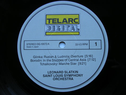 TCHAIKOVSKY / BORODIN / GLINKA / RIMSKY-KORSAKOV / GLIERE: ORCHESTRAL WORKS       SLATKIN / SAINT LOUIS SYMPHONY     DG-10072