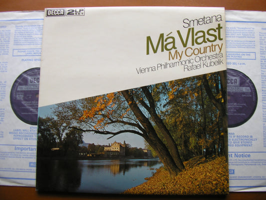 SMETANA: MA VLAST      KUBELIK / VIENNA PHILHARMONIC   2LP     DPA 575 - 6