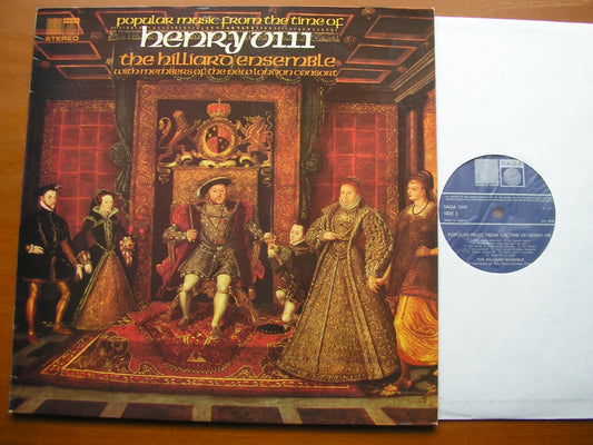 MUSIC FROM THE TIME OF HENRY VIII        THE HILLIARD ENSEMBLE / NEW LONDON CONSORT      SAGA 5444