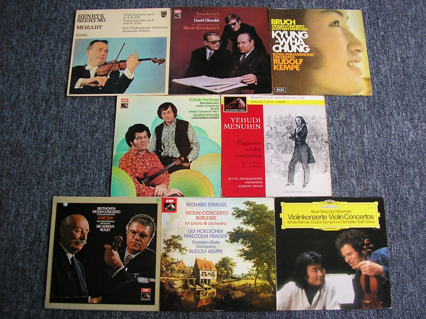 8 LP CLASSICAL COLLECTIONS - VIOLIN CONCERTOS # No.1
