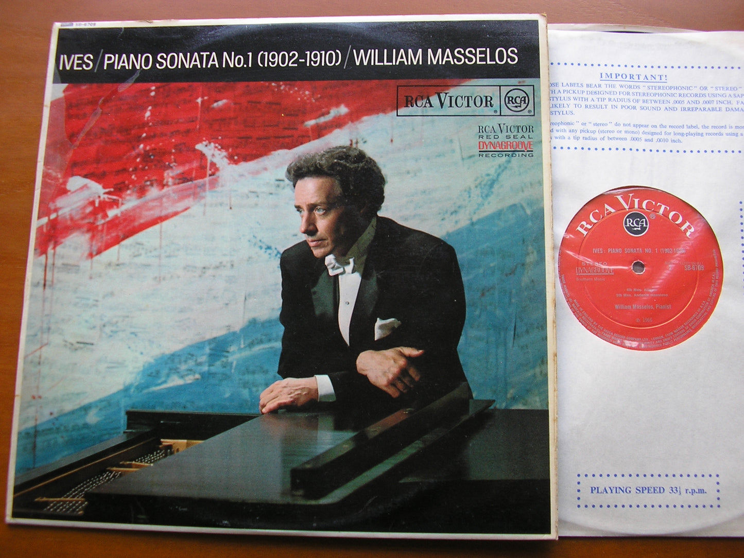 IVES: PIANO SONATA No. 1 WILLIAM MASSELOS SB 6709