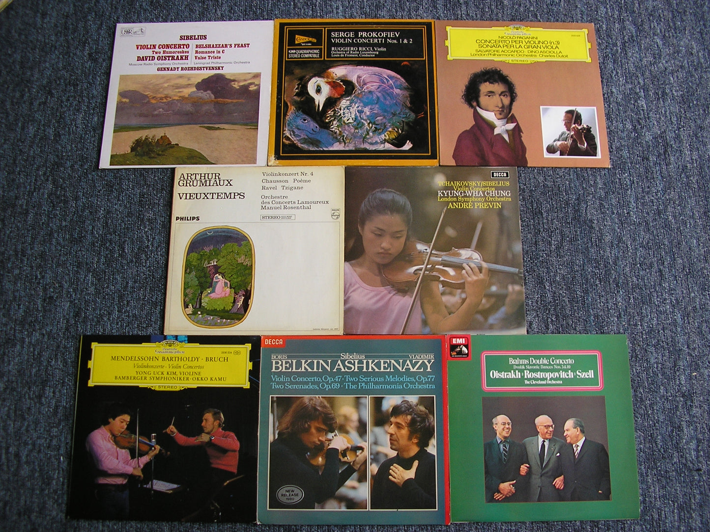 8 LP CLASSICAL COLLECTIONS - VIOLIN CONCERTOS # No. 2
