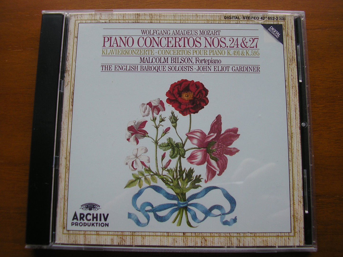 MOZART: THE PIANO CONCERTOS MALCOLM BILSON / ENGLISH BAROQUE SOLOISTS / GARDINER DG ARCHIV 8 LP + 2 CD