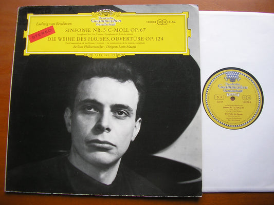 BEETHOVEN: SYMPHONY No. 5 / OVERTURE Consecration of the House     MAAZEL / BERLIN PHILHARMONIC    138 008