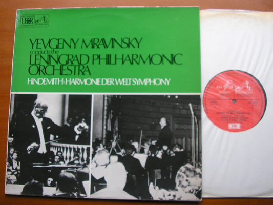 HINDEMITH: HARMONIE DER WELT SYMPHONY  YEVGENY MRAVINSKY / LENINGRAD PHILHARMONIC  ASD 2912