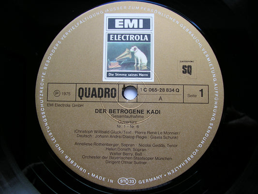 GLUCK: LE CADI DUPE (1761) SOLOISTS / BAVARIAN STATE OPERA / SUITNER 065-28 834