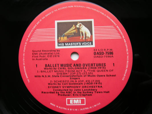 GOLDMARK: OVERTURES & BALLET MUSIC      LANCHBERY / SYDNEY SYMPHONY ORCHESTRA     OASD 7596